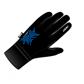 Gloves XC LAHTI pro-wind-tech schwarz, blau